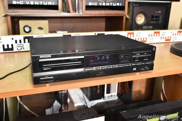 PHILIPS CD 614 made in Belgium – poškozená řemenice mechaniky : Angelicaaudio 1990