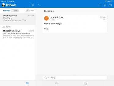 Jak spravovat vaši soustředěnou doručenou poštu v aplikaci Outlook pro iOS 5