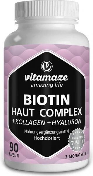 Vitamaze Pleťový komplex s biotinem, 90 kapslí
