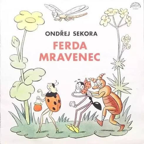 LP- Ondřej Sekora – Ferda Mravenec a Brouk Pytlík (album) ́1989