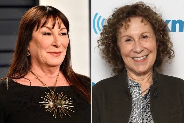 Anjelica Huston and Rhea Perlman