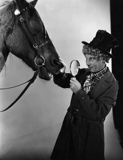 A DAY AT THE RACES, Harpo Marx, 1937