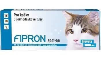 Bioveta Fipron Spot-On pro kočky, 3x 0,5 ml