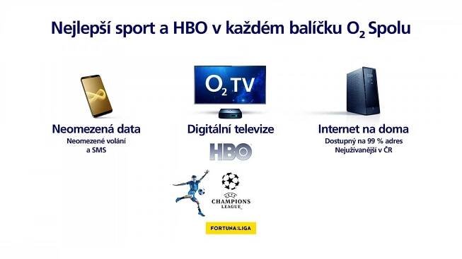 O2 k balíčkům Spolu nadělí HBO do léta 2020 zdarma