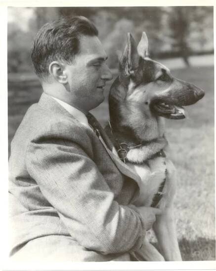 Seeing Eye Dog Man