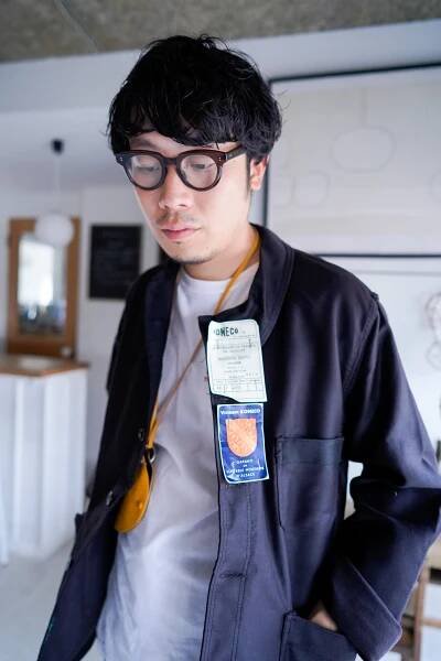 【1940s】"KONECO" French Vintage Black Moleskin Work JKT /5-182 | from_antique