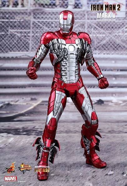 Iron Man 2 - Mark V Diecast - Machinegun