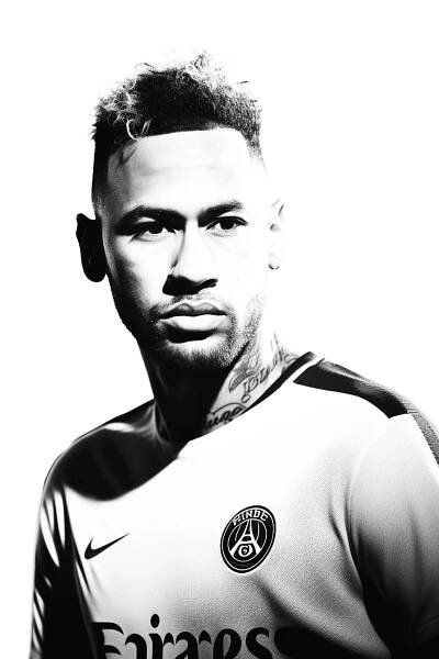 Neymar jako omalovánka
