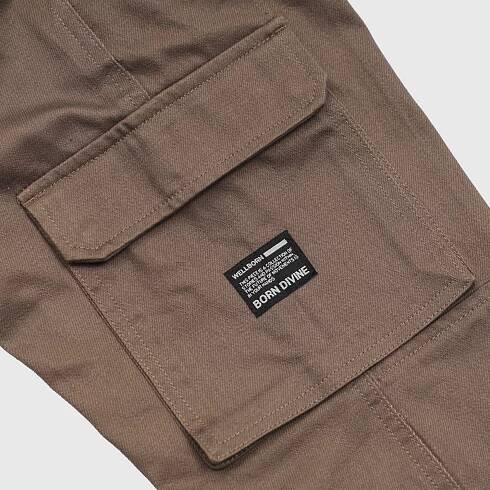 Box Cargo Pants Dark Brown - Image 6