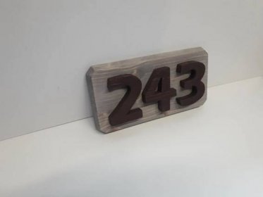 Číslo popisné-dřevo-různé barevné kombinace - undefined