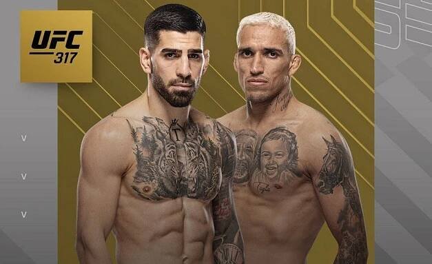 UFC 317 program, fight card, kurzy, live stream zdarma 1