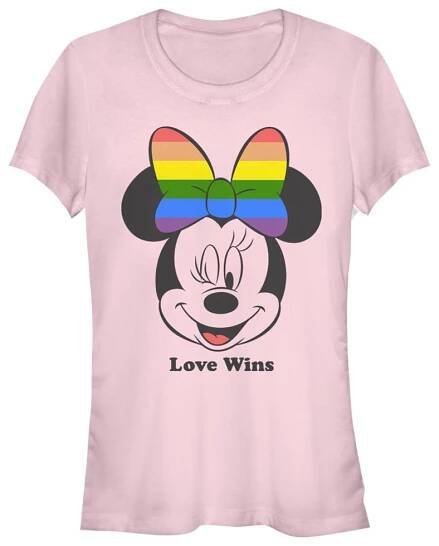 Disney Classics - Mickey Mouse - Minnie Mouse Love Wins - Hrdost - Dámské Tričko
