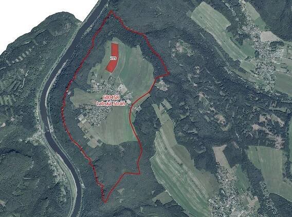 Prodej  pole 56 659 m², Labská Stráň, okres Děčín