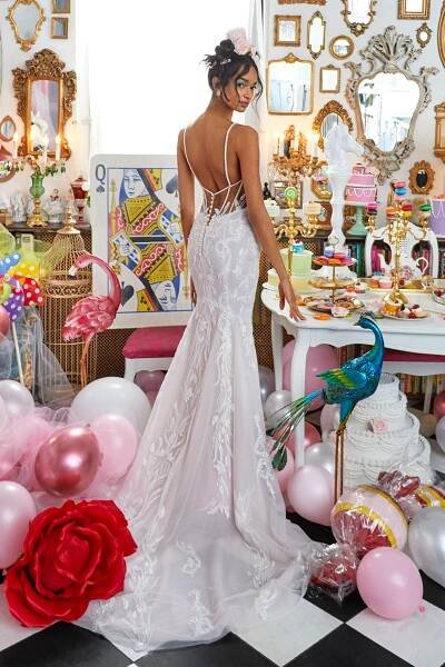 Ines by Ines Di Santo Spring 2023 Bridal Diffusion Collection - Felicity Dress, Back View