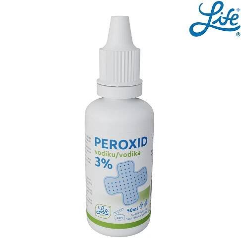 Peroxid vodíku 3% objem 50 ml