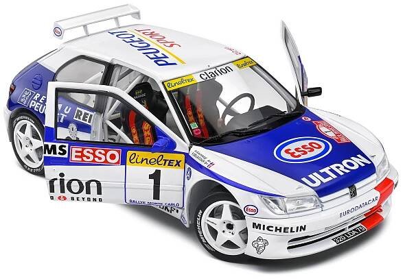 Peugeot 306 Maxi #1 Delecour/Sauvage Rallye Monte Carlo 1996 1:18 Solido