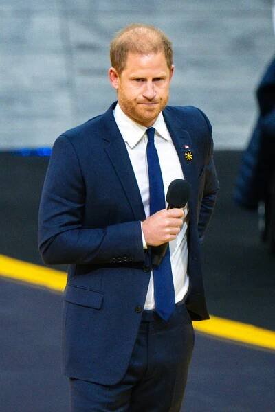 Prince Harry at the opening ceremony of the 2025 Invictus Games 