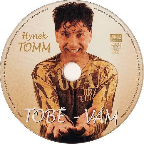 Hynek Tomm - Tobě Vám - CD