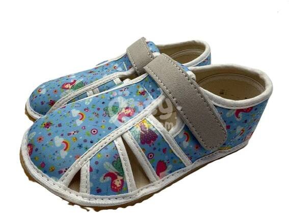Jonap barefoot bačkůrky HOME New modrá víla