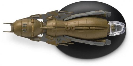 #119 Hirogen Holoship Model Die Cast Ship SSSUK119 (Eaglemoss / Star Trek)