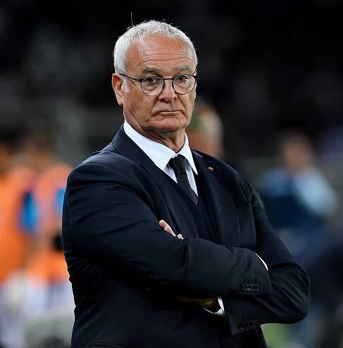 Claudio Ranieri, AS Roma head coach, at the Torino FC vs AS Roma match.