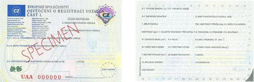novy technicky prukaz