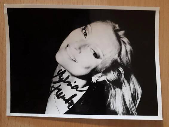 Turbová Sylva, herečka, fotografie s originálním autogramem