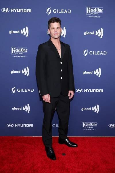 Charlie Carver at the 34th GLAAD Media Awards held at The Beverly Hilton Hotel on March 30, 2023 in Beverly Hills, California.