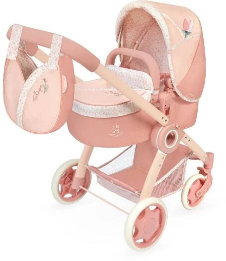 DeCuevas 80574 Skládací kočárek 3 v 1 s taškou Tulipe 2025 - 70 cm