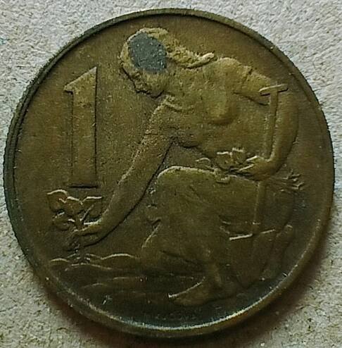 Mince - Československá republika 1948-1960 - 1 Koruna - 1960 (III)
