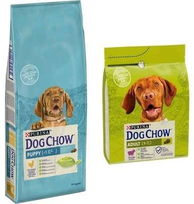 Purina Dog Chow Puppy Chicken Adult Lamb 16,5 kg