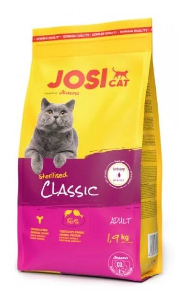 JOSERA JosiCat Sterilized Classic - suché krmivo pro kočky - 1,9 kg