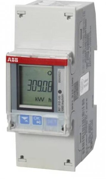 2CMA100150R1000 B21 112-100 Elektroměr pro přímé měření do 65 A, jednofázový, ABB