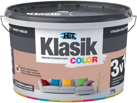 Het Klasik Color malířská barva, 0267 světle hnědá, 4 kg | BAL.cz - skupina BARVY A LAKY