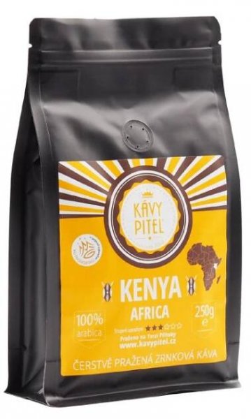 Kenya Kávy pitel - výběrová zrnková káva