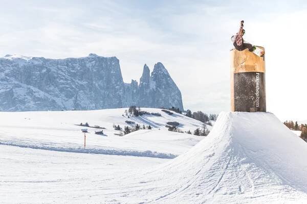 Snowpark Seiser Alm: Der größte Snowpark in Südtirol 
