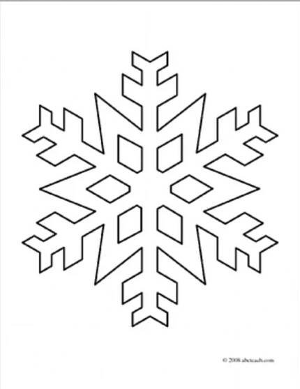 Snowflake Coloring Pages