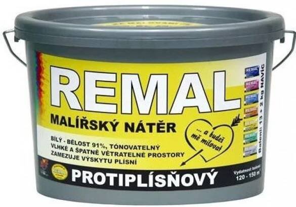 Barvy a laky Hostivař REMAL protiplísňový 4kg