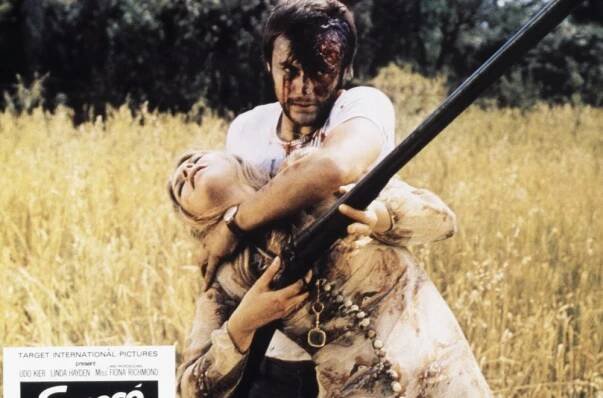 EXPOSE, Linda Hayden (front), Udo Kier, 1976