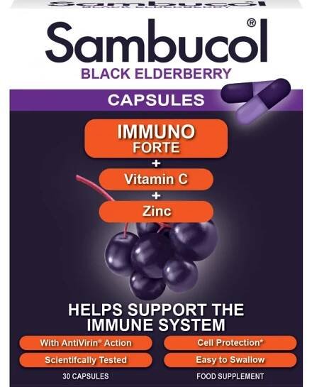 Sambucol Immuno Forte tobolky - Nature Road s.r.o.