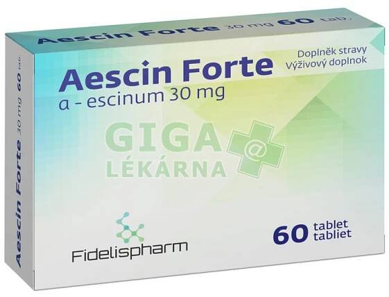 Aescin Forte 30mg 60 tablet FG Pharma - GigaLékárna.cz