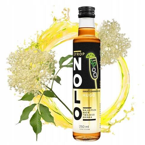 PREMIUM ROSA sirup NOLO HUGO KVĚT ČERNÉHO BEZU ŠVESTKA NA SODASTREAM 250 ML