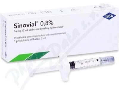 Sinovial injekce 2 ml roztok elastoviskózní
