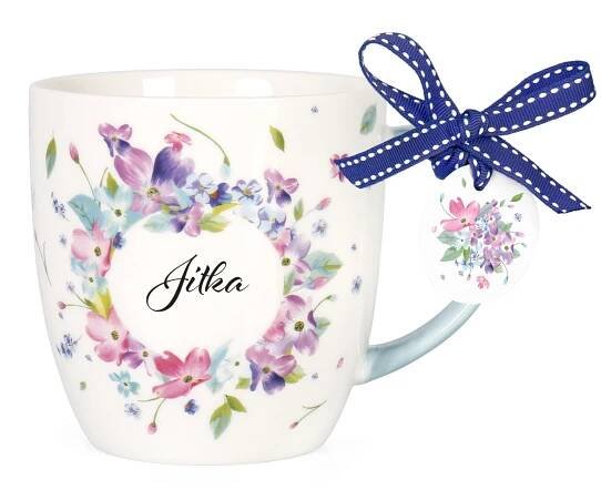 Albi Květinový hrnek 380 ml - Jitka
