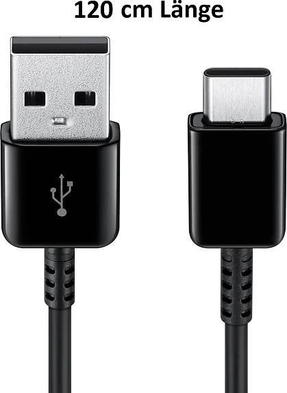 Originální kabel Samsung USB C EP-DG950CBE 1,2 m černý robustní nabíjecí kabel Rychlonabíjecí kabel typu C datový kabel S20 S10 S9 S8 Note 9 Note 8 P30 P20 P10 P9 a mnoho dalších.