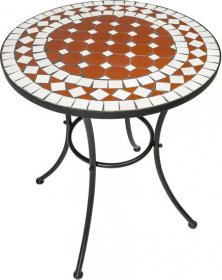 Zahradní nábytek MOZAIKA kulatý mozaikový zahradní stůl a 2 židle