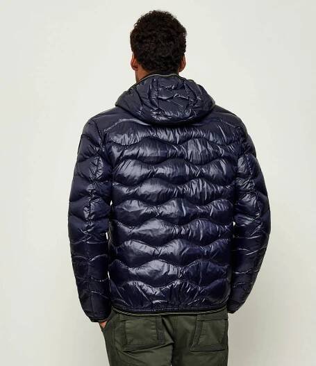 Péřová bunda WAVE BLAUER | Tmavě modrá regular fit BLUC03074 006355