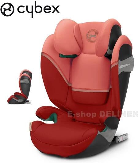 Cybex Solution S2 i-Fix 2023 hibiscus red