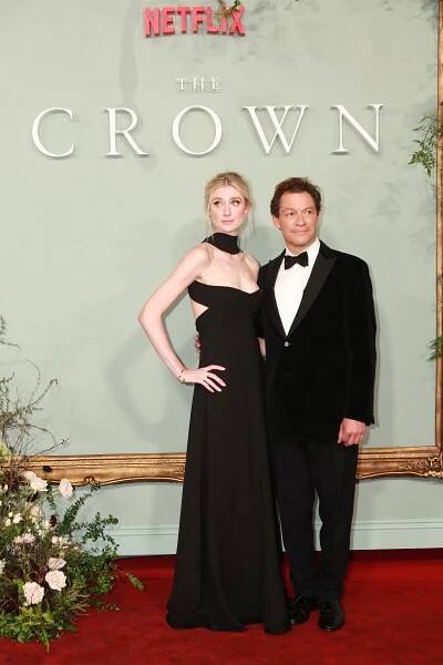 The Crown Season 5 World Premiere on November 8, 2022 in London, United Kingdom - Elizabeth Debicki, Dominic West - Koruna - Série 5 - Z akcí