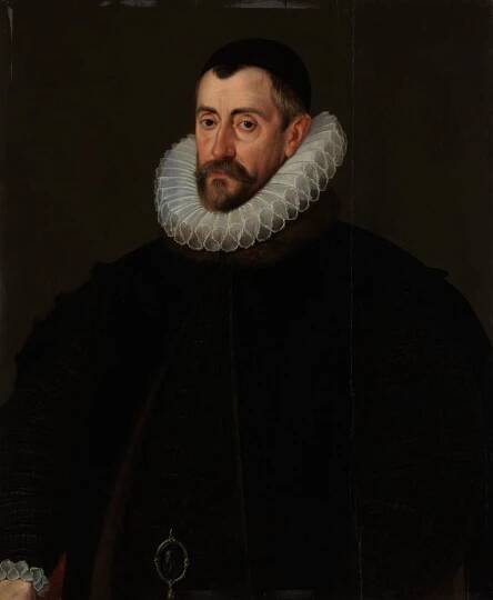     Sir Francis Walsingham,    attributed to John De Critz the Elder,    circa 1589,    NPG 1807,    © National Portrait Gallery, London